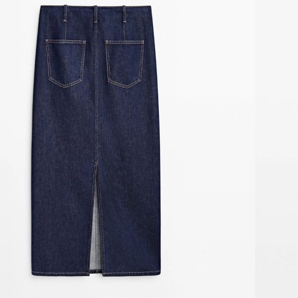 Zara/Massimo Dutti Denim Skirt, size 12 - Picture 4 of 16
